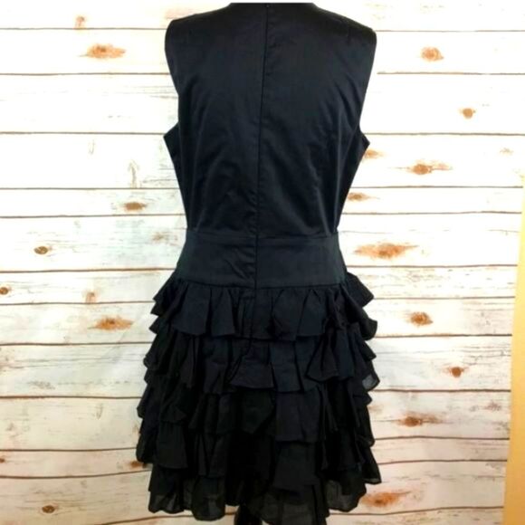 French Connection Saturday Collon Ruffle Dress XS ** - Picture 3 of 5